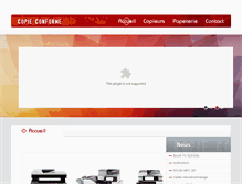 Tablet Screenshot of copie-conforme.be