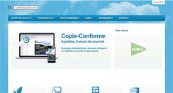 Desktop Screenshot of copie-conforme.cc