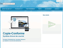 Tablet Screenshot of copie-conforme.cc